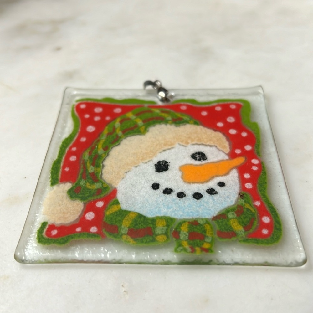 Peggy Karr Fused Glass Ornament EEEUC